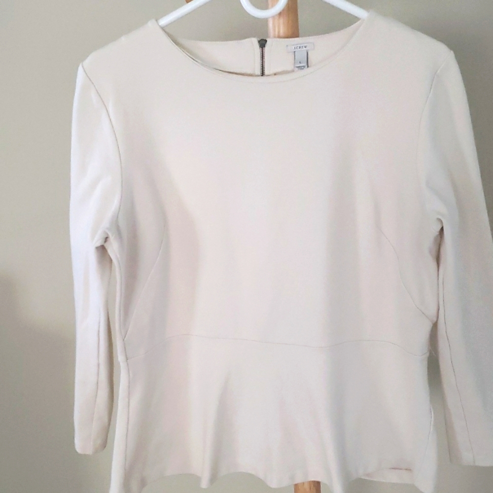 J.CREW - Size L - Color Cream